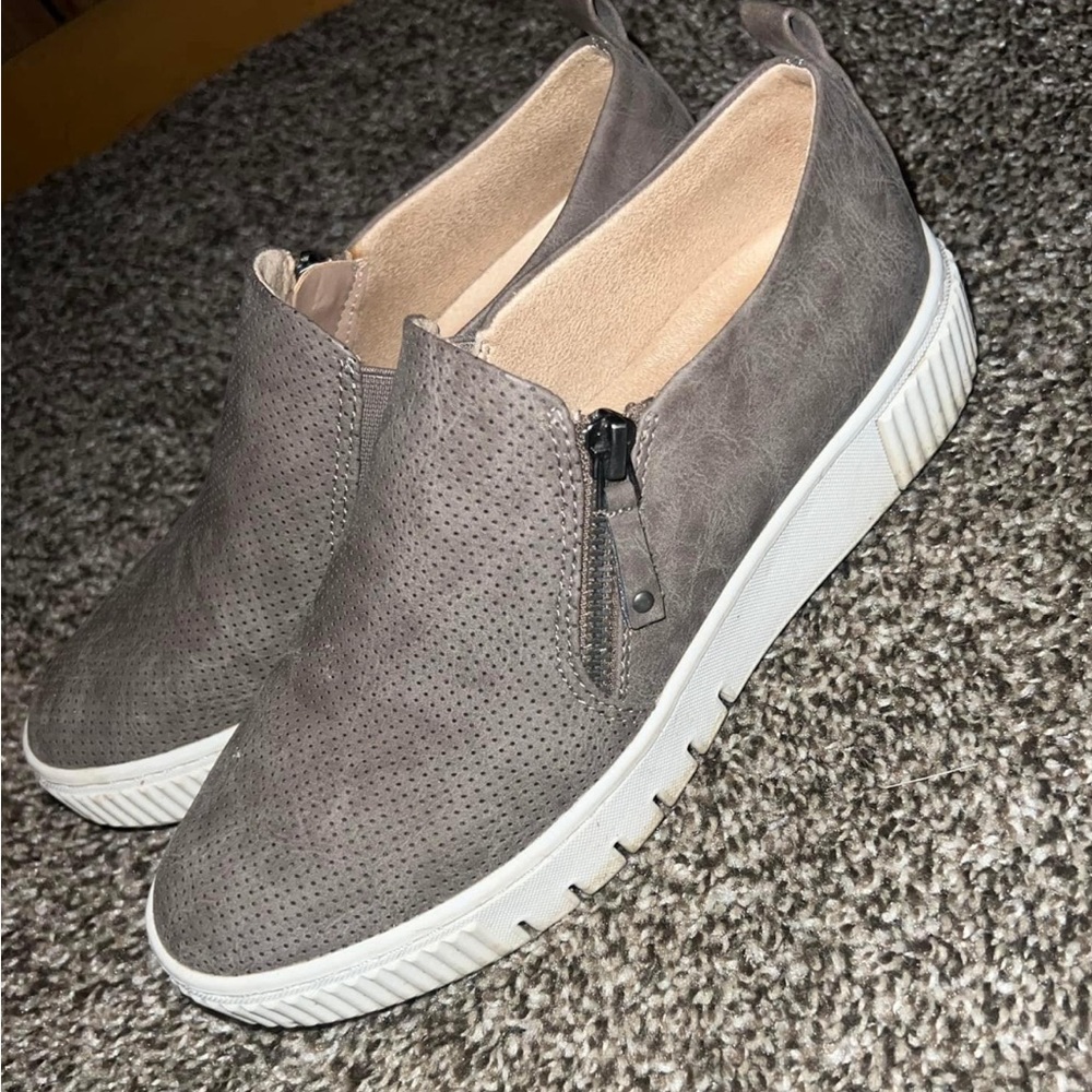 Brown Canvas Shoes